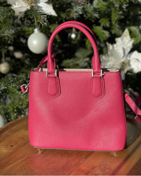 Kabelka dámská Michael Kors ADELE MEDIUM malinová